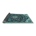 thumbnail image 2 of Ahgly Company Indoor Round Persian Light Blue Traditional Area Rugs, 4' Round, 2 of 4