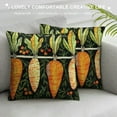 thumbnail image 3 of RUIYC  Easter Watercolor Carrots Pillow Covers Spring Holiday Throw Pillow Cover Farmhouse Cushion Case for Sofa Couch Chair Home Decoration, 3 of 5