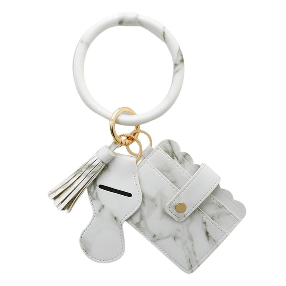 ring keychain with wallet