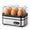 Silver, variant on White Rapid Electric Egg Cooker, 6 Egg Capacity for Soft Medium Hard Boiled Poached Scrambled Eggs