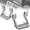 Silver, variant on Black Coated Aluminum Universal Truck Side Steps (2-Piece Set)