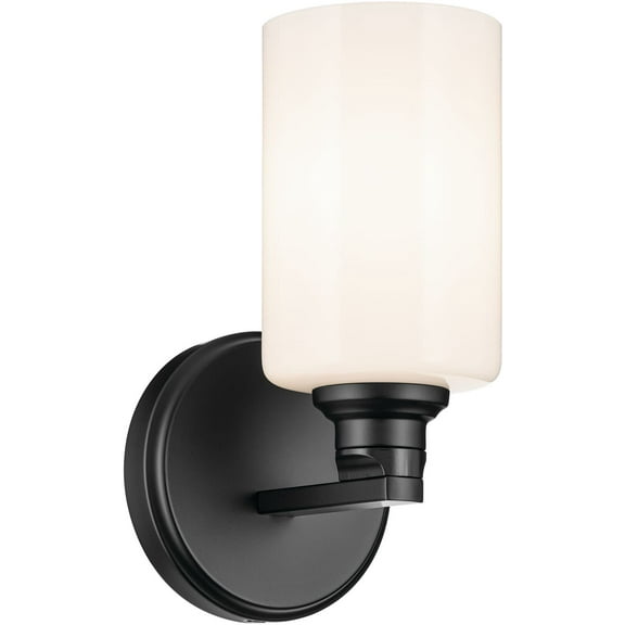 Kichler 55224 Gioe 10" Tall Bathroom Sconce - Black