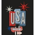 thumbnail image 2 of Americana Vintage Motel Sign Black Adult Long Sleeve Hoodie-XXL, 2 of 3