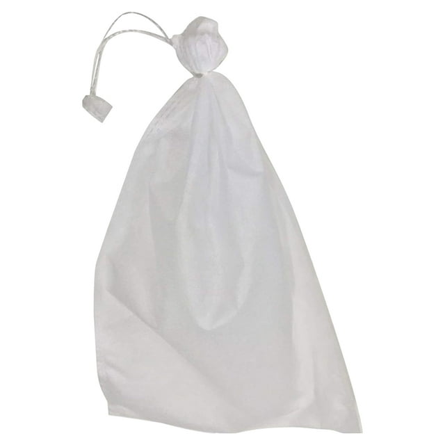 Riwesomey Bolsas de red de protección de plantas efectivas de 100 piezas para protección de frutas bolsas de malla Jardín y Patio Cordón blanco