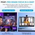 thumbnail image 3 of AOC 4K UHD Webcam for PC, Laptop, Mac, USB Streaming Camera with PDAF Autofocus,Auto Light Correction, 75° FOV, Privacy Cover for Video Conferencing, Zoom, Teams, 3 of 11
