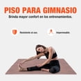 thumbnail image 2 of Piso Para Gimnasio Altera Tipo Madera Tatami 60x60 4pz Cafe Oscuro, 2 of 5