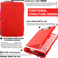 thumbnail image 2 of Clip Board Organizer Clipboards with Storage Nursing Clipboard Foldable File Folder Plastic Clipboard (Orange), 2 of 7