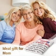 thumbnail image 2 of LHSHID Gifts for Mom from Daughter Son Soft Dear Mom Blanket with Carnation Patterns Thoughtful Mom Gifts Mom Birthday Gifts Birthday Gifts for Mom/Mother/Stepmother/Mother in Law 30x40in, 2 of 5