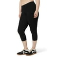 thumbnail image 4 of No nonsense Women's Cotton Capri, Black, Large, 4 of 5