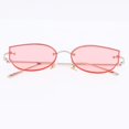 thumbnail image 3 of Mujer Vintage UV400 de sol Diseñador Plata plateado Hugo Gafas de sol vintage para mujer, 3 of 4