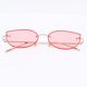thumbnail image 3 of Gafas de para mujer, montura de para mujer, gafas de sol, gafas Retro Rosa plateado jinwen Gafas de sol vintage para mujer, 3 of 4