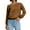 67#Brown, variant on Women's Casual Off Shoulder Sweatshirt Raglan Sleeve Loose Solid Color Pullover Black 2XL