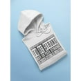 thumbnail image 3 of To Be Strong Design Hoodie Men -Image by Shutterstock, Male 3X-Large, 3 of 4