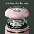 thumbnail image 6 of Hgallory Electric Lint Remover for Clothes Furniture Blanket, Portable Household Fabric Lint Ball Remover Sweater Shaver for Fuzz Pill Lint Ball, USB Rechargeable, Good Gifts, 1PC, Pink, 6 of 9