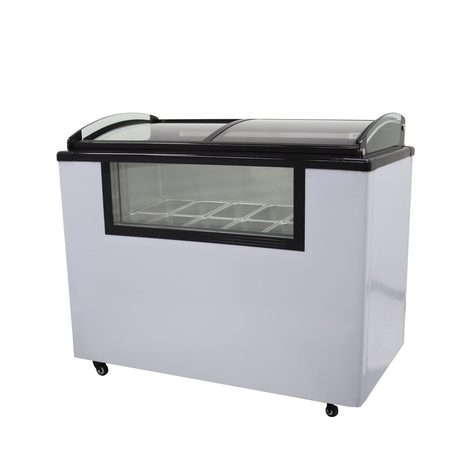 Commercial 12 Pan Freezer Ice Cream Chest Refrigerator Display Case Chamber Showcase Freezer 170L