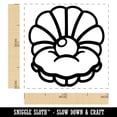 thumbnail image 2 of Pearl in Shell Self-Inking Rubber Stamp Ink Stamper - Fuchsia Ink - Small 1 Inch, 2 of 7