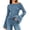 Blue, variant on Womens Bell Long Sleeve Tops Going Out Knitted Pullover Sweater 2025 Fall Fashion Lightweight Winter Shirts