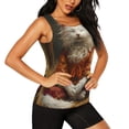 thumbnail image 2 of Fotbe Haystack Meditating Cat Blusas Sin Mangas para Mujer – Estilo Casual, Corte Suelto, Slim-Fit, Cuello Redondo Deportivo, Tops de Verano para Gimnasio y Yoga-XX-Large, 2 of 7