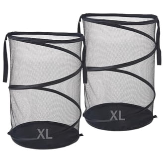Mind Reader, Laundry Basket, 40L, Ventilated Plastic Hamper