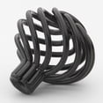 thumbnail image 2 of GlideRite 1.5 in. Twisted Round Birdcage Cabinet Knobs, Matte Black, Pack of 25, 2 of 3