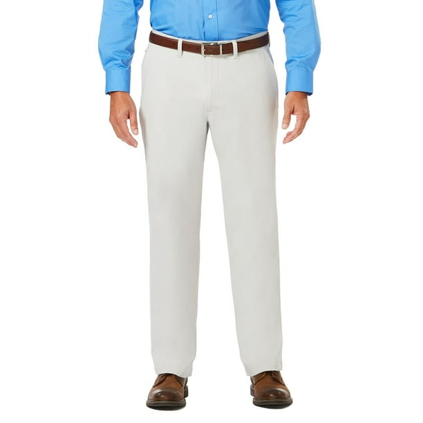 J.M. Haggar Mens J.M. Haggar Luxury Comfort Premium FlexWaist