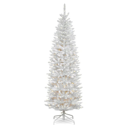 6.5 ft. Kingswood White Fir Pencil Tree with Clear