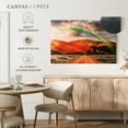 thumbnail image 4 of Elephant Stock Rainbow Country Road Wall Art - Horizontal Canvas Wall Art - Living Room Wall Decor - Nature Canvas - Orange And Brown Decor - 39" x 26", 4 of 4