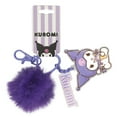 thumbnail image 4 of Kuromi Heart Shaped Keychain With Character Charms, 4 of 4