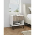 thumbnail image 2 of Manhattan Comfort DUMBO 1.0 Nightstand made from Engineered Wood - Off White, 2 of 11