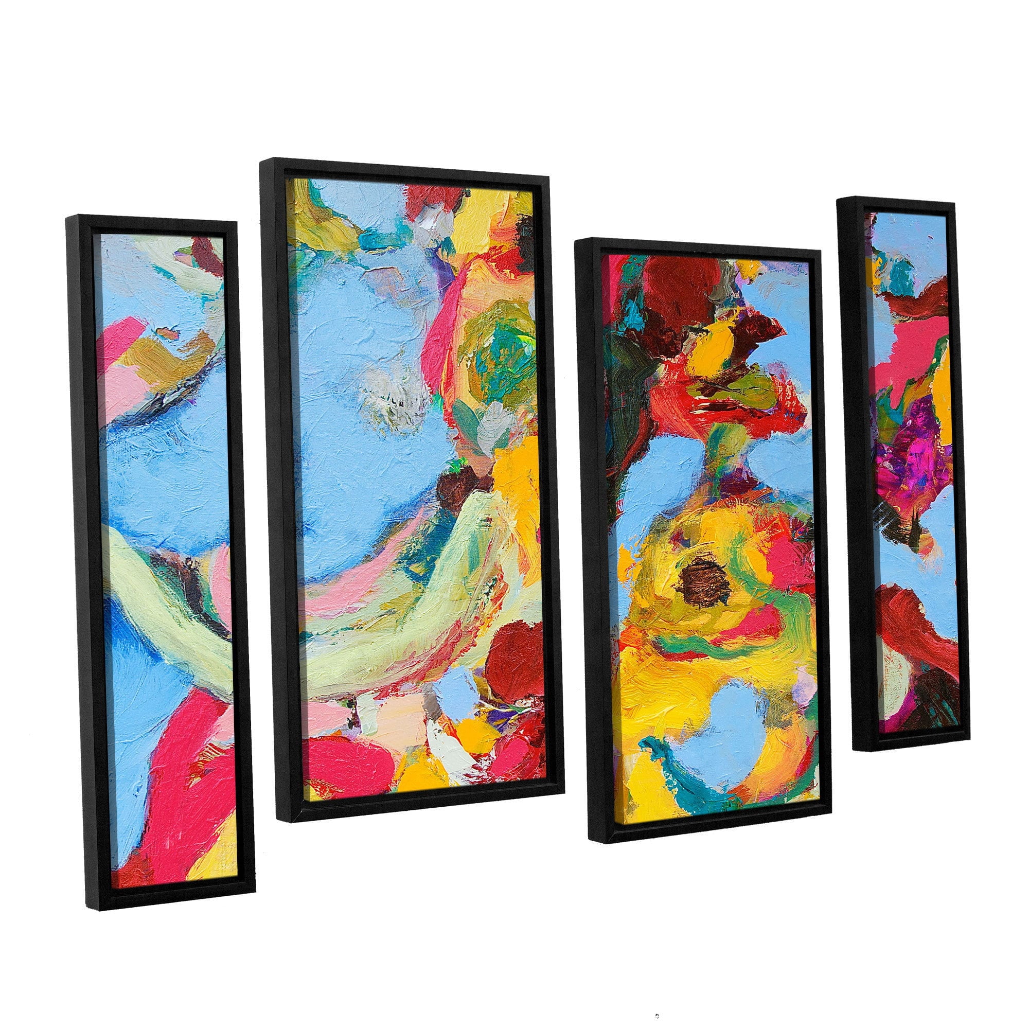 ArtWall Allan Friedlander "Gathering Season" 4-Piece Floater-framed Canvas Staggered Set
