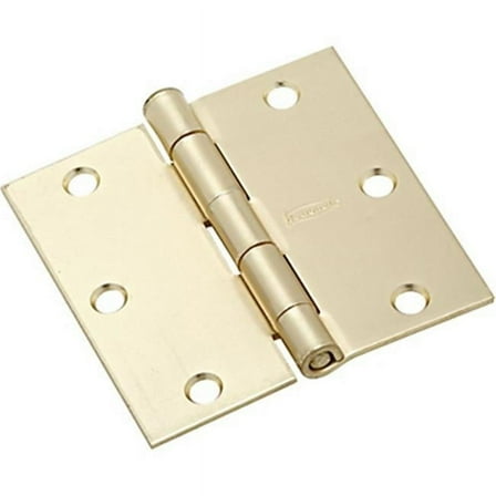 National Hardware 830332 V512 3-1/2 Hnge Sb N830-332 - Satin Brass - 3-1/2 in.