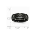 thumbnail image 6 of Ceramic Black 6mm Faceted Polished Band Size: 9; for Adults and Teens; for Women and Men, 6 of 6