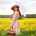 thumbnail image 4 of Miangastore Lace Umbrella Scene Props Lace Parasol Umbrella for Wedding Stage Performance Photography, 4 of 8