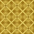 thumbnail image 1 of Ahgly Tapis d'Intérieur Lavable en Machine Carré Transitionnel Or Jaune Vif, 7 Pieds Carré, 1 of 7
