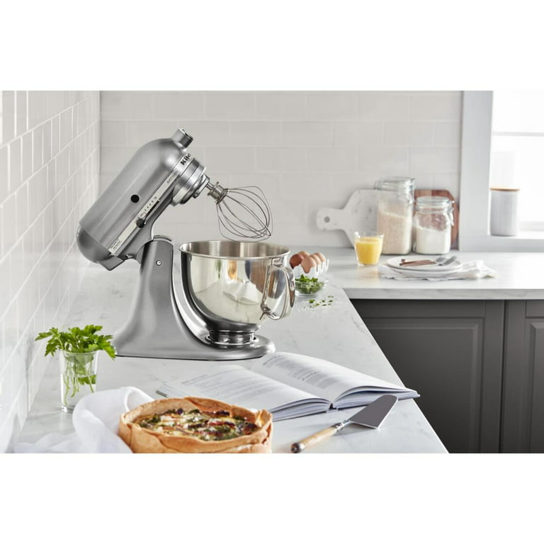  KitchenAid Artisan Series 5 Quart Tilt Head Stand Mixer with  Pouring Shield KSM150PS, Almond Cream: Electric Stand Mixers: Home & Kitchen