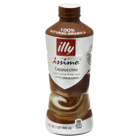 Illy Issimo Cappuccino Iced Coffee Drink, 1 Quart