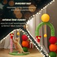 thumbnail image 4 of UBesGoo 31.5-Inch Christmas Cat Scratcher, Save Your Couch with Large Sisal Post! Keeps Cats Happy & Claws Groomed, 4 of 10