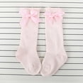 thumbnail image 3 of SHTXOZHI Girls Long Socks Kids Knee High Socks with Bows Toddler Baby Cute Socks 0-4 Years, 3 of 4