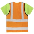 thumbnail image 2 of Halloween Marker Costume Aqua Blue All Over Mens Black Back T Shirt Multi X-LG, 2 of 2