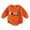 Orange, variant on larppty Newborn Baby Boy Fall Clothes Pumpkin Goose Print Romper Onesie | Cute Long Sleeve Crew Neck Romper Onesie Bodysuit Fall Winter Clothes