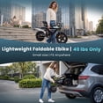 thumbnail image 2 of 750W Peak Ebike for Teens,14" Folding Electric Bicycle,20 mph Campus Mini E-bikes,Black, 2 of 8