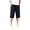 Black, variant on Vedolay Men Shorts Summer Mens Shorts Casual Wide Leg Dress Work Shorts Multi Pockets Men's Joggers Elastic Drawstring Lounge Trousers,Khaki 3XL