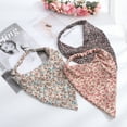 thumbnail image 5 of AWAYTR 3 Pcs Floral Elastic Hair Scarf Headbands Hair Bandanas Head Kerchief Bohemia Chiffon Turban Triangle Scarves, 5 of 13