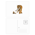 thumbnail image 1 of Name Cat Tiger Ferocious Art Deco Fashion Postcard Set Birthday Mailing Thanks Greeting Card, 1 of 3