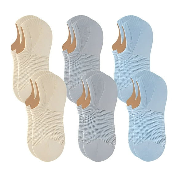 TELOLY 6Pairs Ankle Socks for Women,Cotton Women Socks Size 9-11,Athletic Socks Women