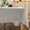 Dark Gray, variant on Cterwk Linen Tablecloths Rectangle Waterproof Table Cloths Washable Table Cover for Dining, Wedding, 23 x 23 inch