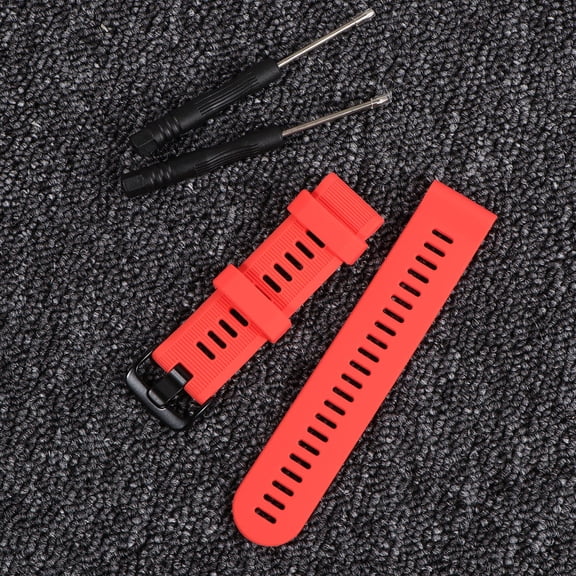 Milisten Red Pc Watch Bands Nylon Strap Versatile Breathable Durable for Daily Use