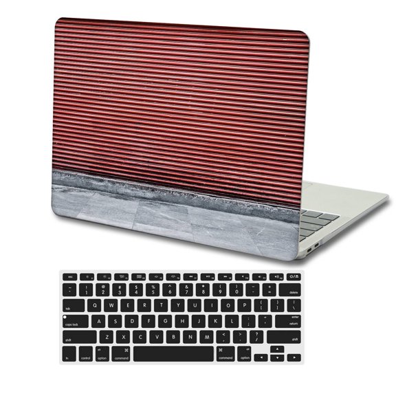 KSK KAISHEK Only for MacBook Pro 15" Case 2012/2013/2014/2015 Released Model A1398, Plastic Hard Shell + Black Keyboard Cover, Red series 0646