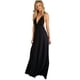 thumbnail image 1 of Vestido de fiesta sin mangas con cuello halter y banda elástica para mujer - Poliéster, elegante ropa informal de noche, 1 of 6