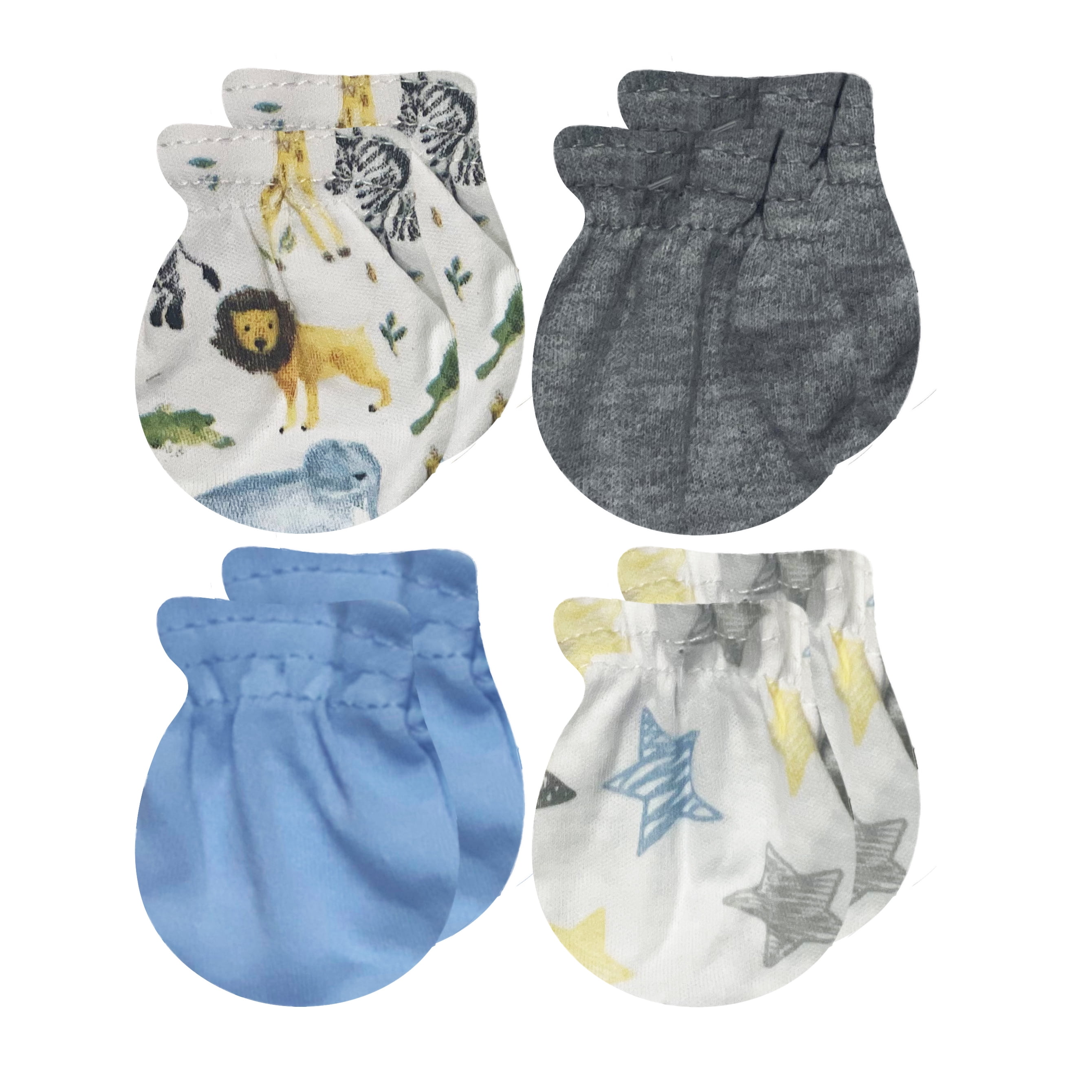6PC/Lot Newborn Baby Infant Soft Cotton Handguard Anti Scratch Mittens Gloves 